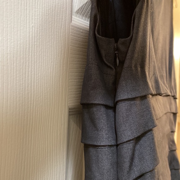 Ellen Tracy dark gray paneled dress - Picture 9 of 9